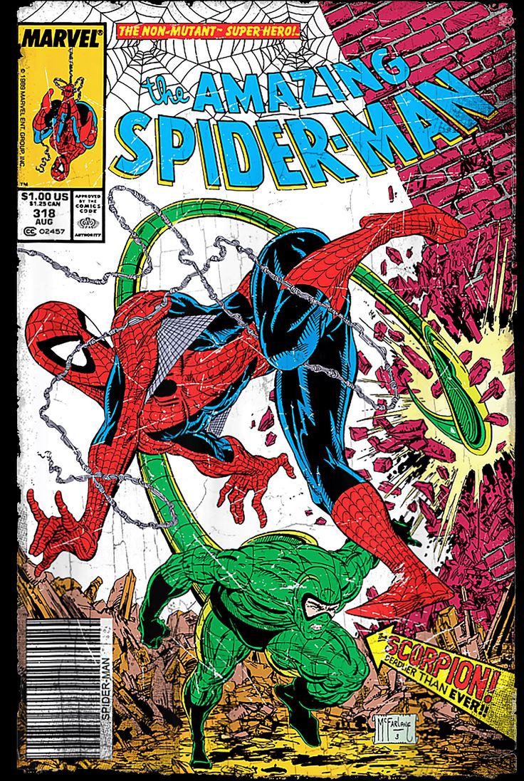 Cover-of-Amazing-Spider-Man-318 Cover of "The Amazing Spider-Man #318" (1963)